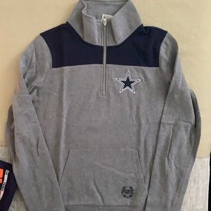 Pink VS Dallas. Cowboys half zip sweatshirt